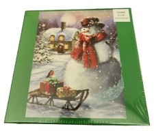 Christmas Snowman 500 Pieces - Oversized Puzzle "18x24" Sealed NEW