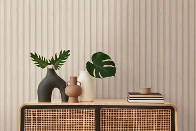 AS Creation Vliestapete Beige Creme Holz Paneele 3D Optik 39109-6 (2,52 /1qm)
