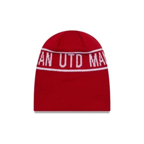 Manchester United FC Red Cuff Knit Beanie New Era Hat | New w/Tags | Top Quality - Picture 2 of 2