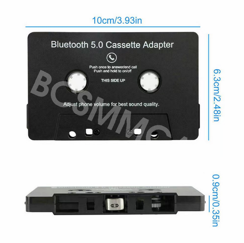 Bluetooth Car Audio Tape Cassette Adapter Converter For Apple IPhone Android MP3 - Picture 5 of 11