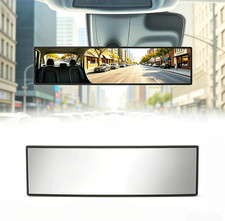 Rear View Mirror - Chrome Anti-glare Panoramic Rearview Mirror 16 Inch Clip-on C Rear View Mirror - Chrome Anti-glare Panoramic Rearview Mirror 16 Inch Clip-on C