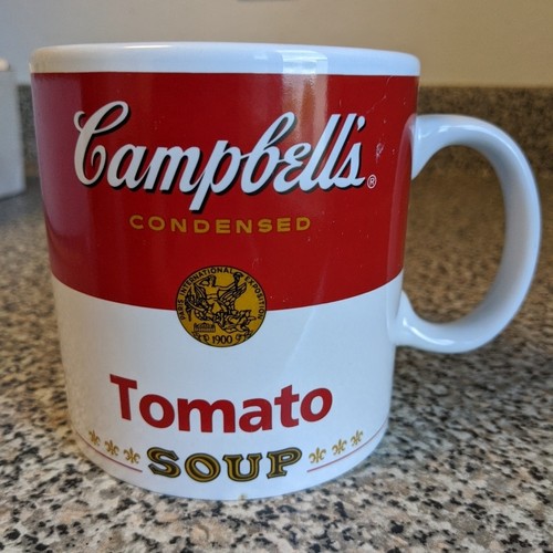 Large Coffee Mug Campbell's Tomato Soup 2017 Cup Red White Label Condensed 