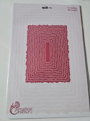Nelke Handwerk Stanzformen - Kristall Rechtecke Neu 
