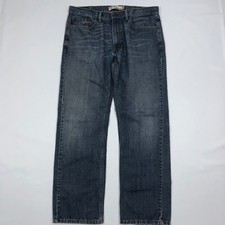 Levis 559 Relaxed Straight Jeans Mens 38x32 Dark Wash Blue Denim 5 Pocket Pants