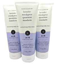 Bath & Body Works Aromatherapy Air Moisturizing Body Cream 8 oz x3