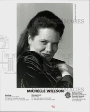1996 Press Photo Michelle Willson, recording artist - srp08766