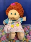 Vintage Cabbage Patch Doll Red Hair Green Eyes Premie 1982
