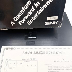SNK NEOGEO AES Console System &ndash; Tested Working &ndash; Original Japan Model &ndash; Used