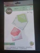 VENDITA MATRICI DA TAGLIO PER SCRAPBOOKING SIZZIX THINLITS 6 MATRICI NUOVE (JJ964) 