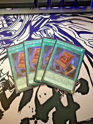 4X Sacred Beasts Released CORI-EN047 Chaos Origins 1st Edition