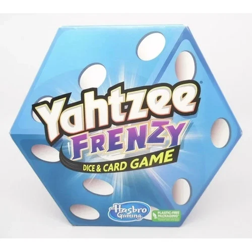 Hasbro Gaming Yahtzee Frenzy Dice & Card Game - Ages 8+