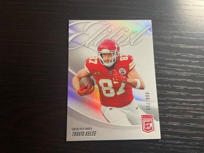 2025 Donruss Elite - Elitist #7 Travis Kelce 008/799 KC Chiefs