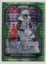 2020 Panini Prizm Rookie Neon Green Pulsar Michael Warren II #345 Auto 1t44
