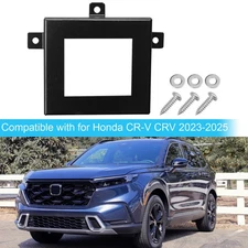 Black Distance Sensor Milliwave Radar Protector Cover Fits For Honda CRV 2023-25