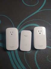 3 TP-Link Powerline Adapters TL-PA8010P with integrated power outlet