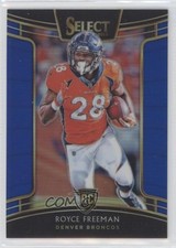 2018 Panini Select Concourse Blue Prizm 23/175 Royce Freeman #80 0q1p