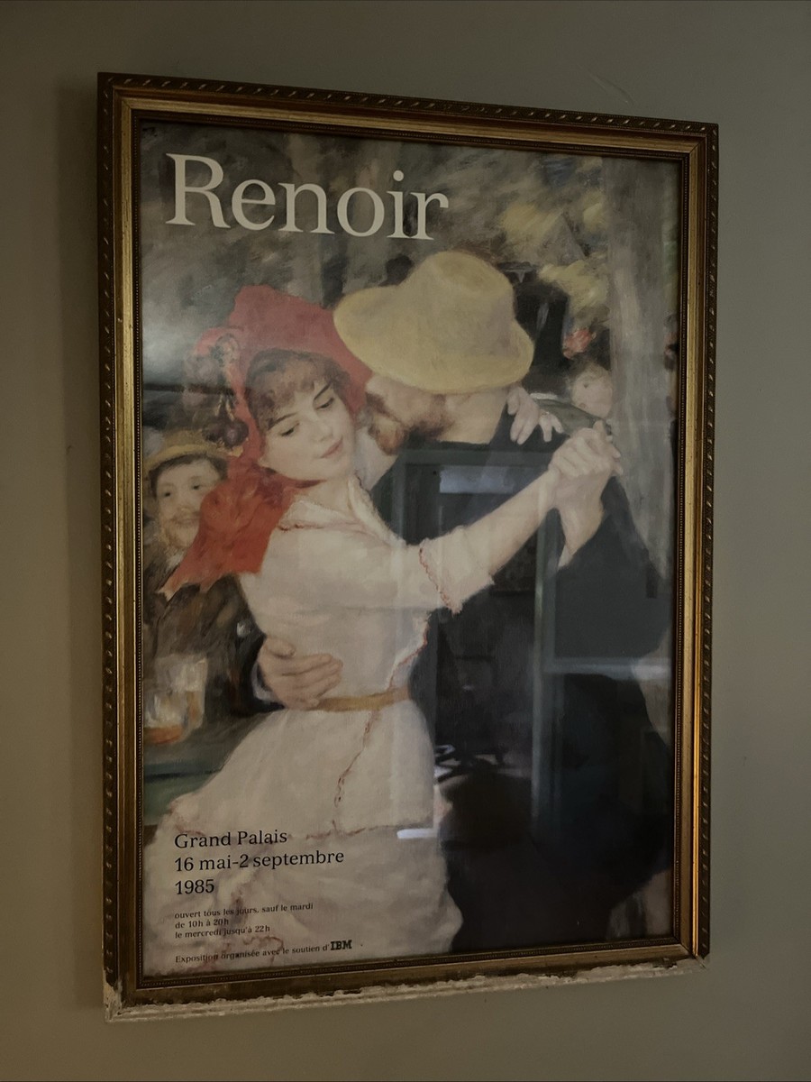 AUGUSTE RENOIR - ORIGINAL EXHIBITION POSTER - GRAND PALAIS PARIS