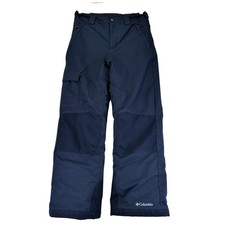 Columbia Bugaboo Omni Tech Kids Ski Snow Pants Navy Blue Size M 10 12 Boys Girls