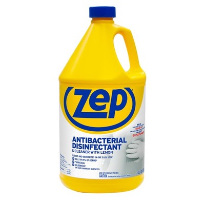 Zep Commercial 1041688 Antibacterial Disinfectant 128 Fl Oz (Pack of 1), Blue 