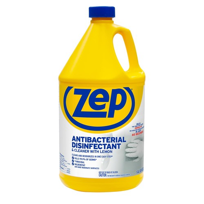 #ad Zep Commercial 1041688 Antibacterial Disinfectant 128 Fl Oz Pack of 1 Blue $13.31