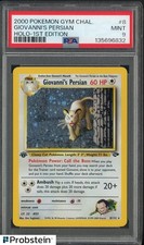 2000 Pokemon Gym Challenge #8 Giovanni's Persian 1st Edition PSA 9 MINT