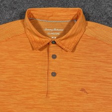 Tommy Bahama Palm Coast Island Zone Polo Shirt Mens Medium Bright Lightweight