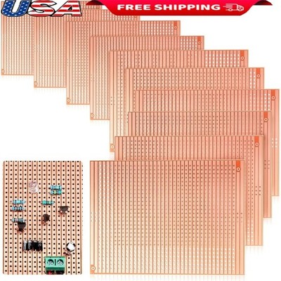 10 Pack Single Sided Copper PCB Prototype Board Electronics DIY Projects New