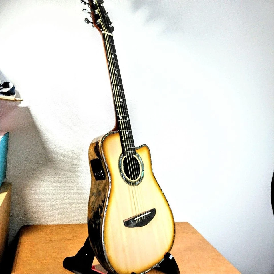 Super rare item Alegre Alegre electric acoustic guitar - Image 2 of 4