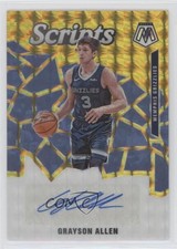 2019-20 Panini Mosaic Scripts Gold Prizm 11/25 Grayson Allen #SC-GAL Auto 8em