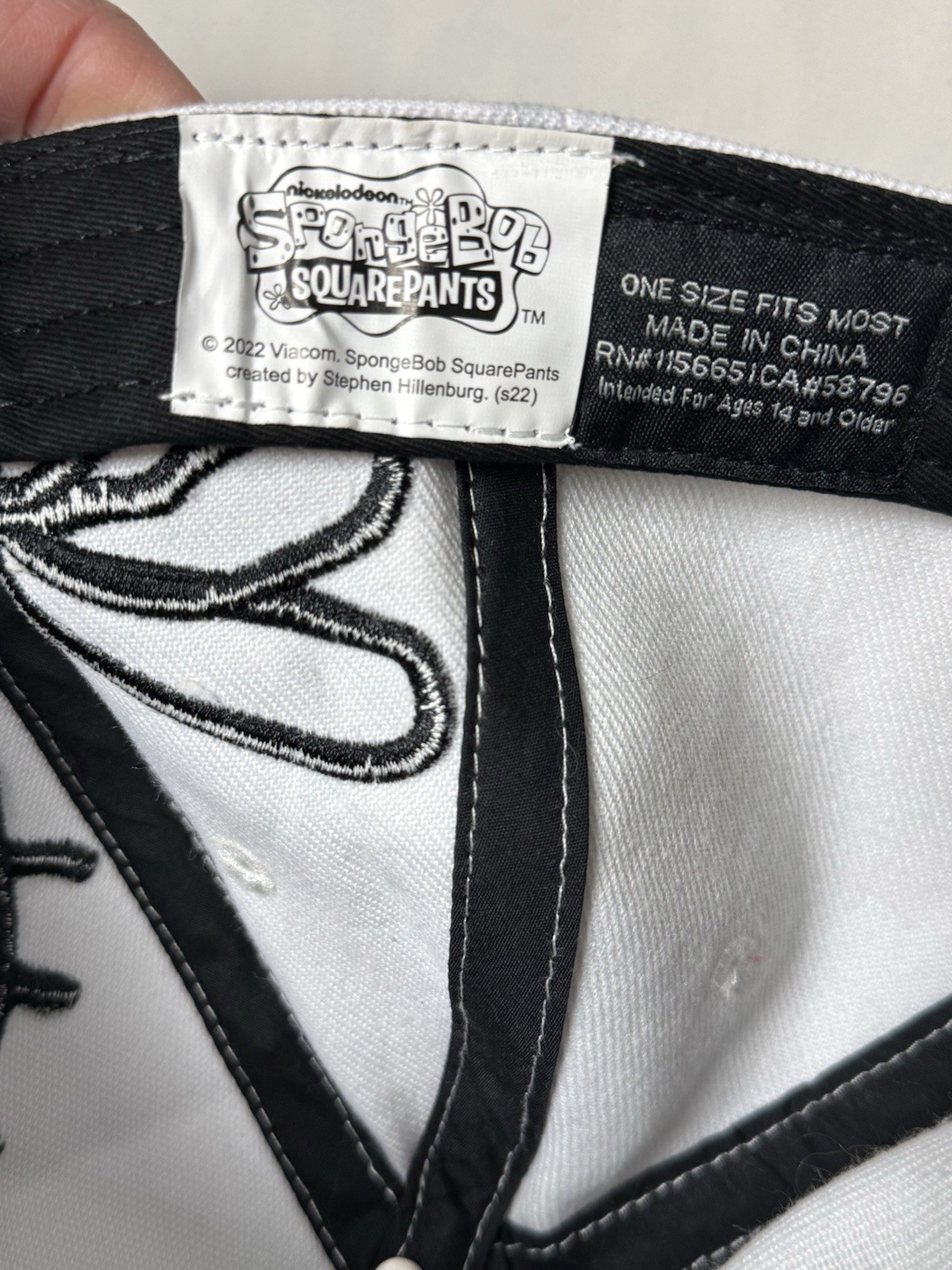 SPONGEBOB SQUAREPANTS DOODLEBOB SNAPBACK HAT. PRE… - image 8