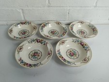 J&G Meakin Sol 391413 Small Dessert Bowls x 5, Floral Pattern