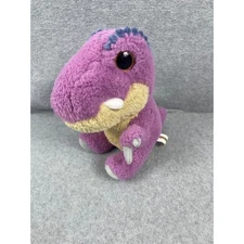 Jurassic Quest Dinosaur Plush Stuffed Animal Purple Raptor Character Toy