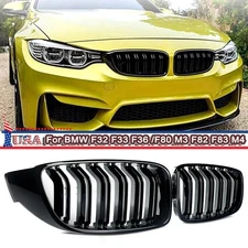 Dual Slats Front Kidney Grille for BMW F32 F33 F36 428i 435i / F80 M3 F82 F83 M4