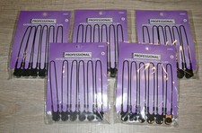 5pk Professional Extra Strength Control Clips Hair Cutting Section Duckbill Long