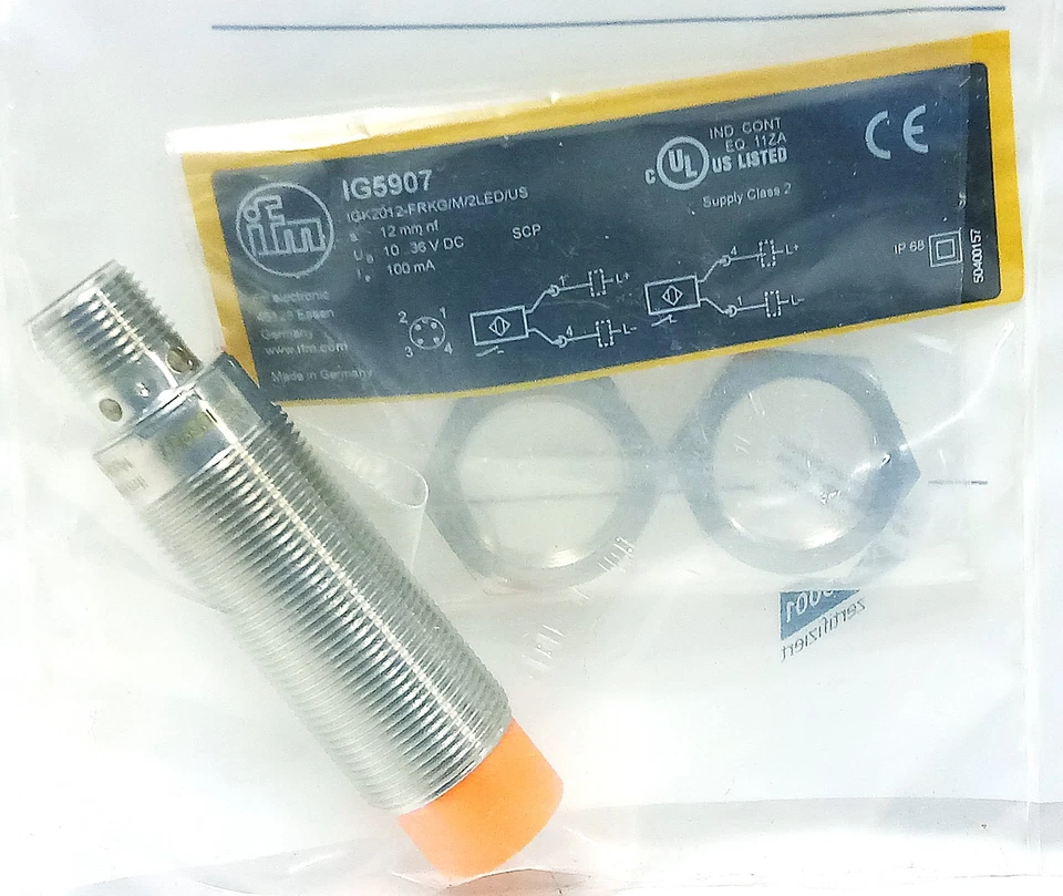 Efector IGK2012-FRKG/M/2LED/US-104 IG5907 10-36 V DC Inductive Proximity Sensor - Image 3 of 4