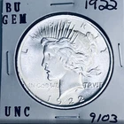1922 P BU GEM PEACE SILVER DOLLAR UNC MS+++ U.S. MINT RARE COIN 9103