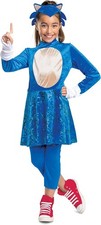 Child Sonic the Hedgehog Movie Girls Costume
