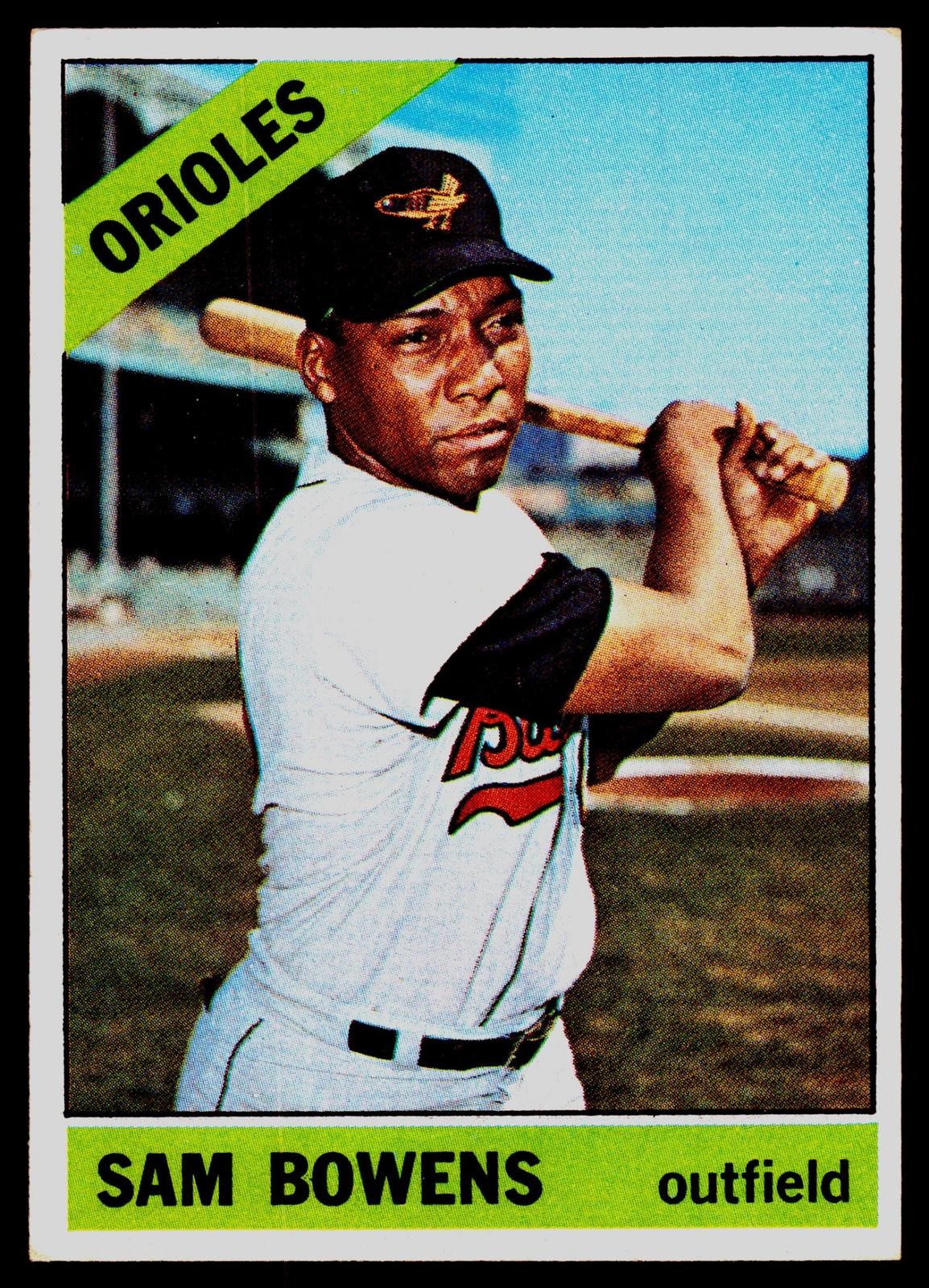 1966 Topps #412 Sam Bowens - EX