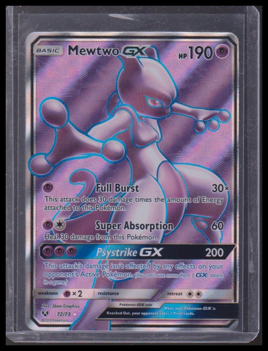 Shining Legends #72/73 Mewtwo GX (Full Art)