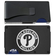 Philadelphia Engraved Titanium Carbon Fiber RFID Blocking Wallet D7