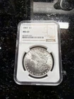 1887  NGC MS63 - Silver Morgan Dollar GREAT YEAR AND SHINE