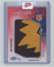 2024-25 Upper Deck Premier Mega Patch Commemorative Logos Matthew Knies 5/7