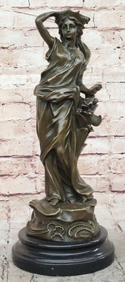 Greek Goddess Aphrodite Bronze Statue  Venus of Love Sculpture Home Office Gift