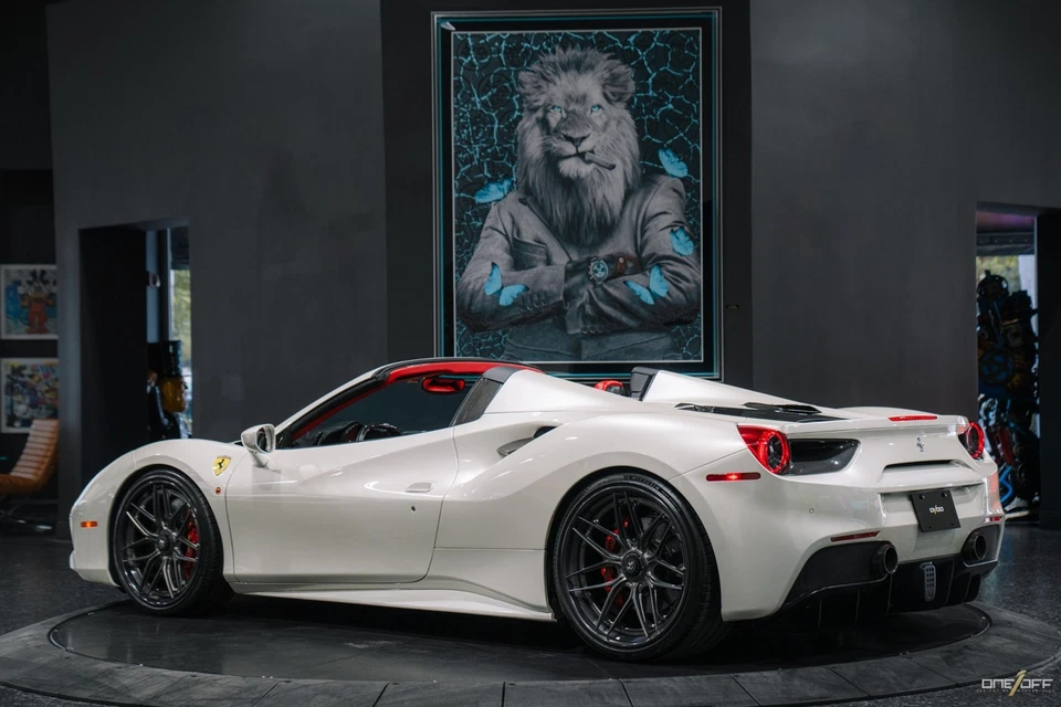 2019 Ferrari 488 $390K MSRP in Bianco Fuji + $60,000 in Tasteful Up - Image 4 of 4