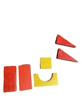 Set Of Wooden Blocks And Shapes For Childhood Fun & Learning (15 Piece Set)