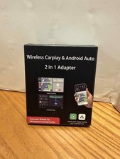 2 in 1 Android Auto Wireless Adapter Wireless CarPlay Adapter Plug Play Radio-US