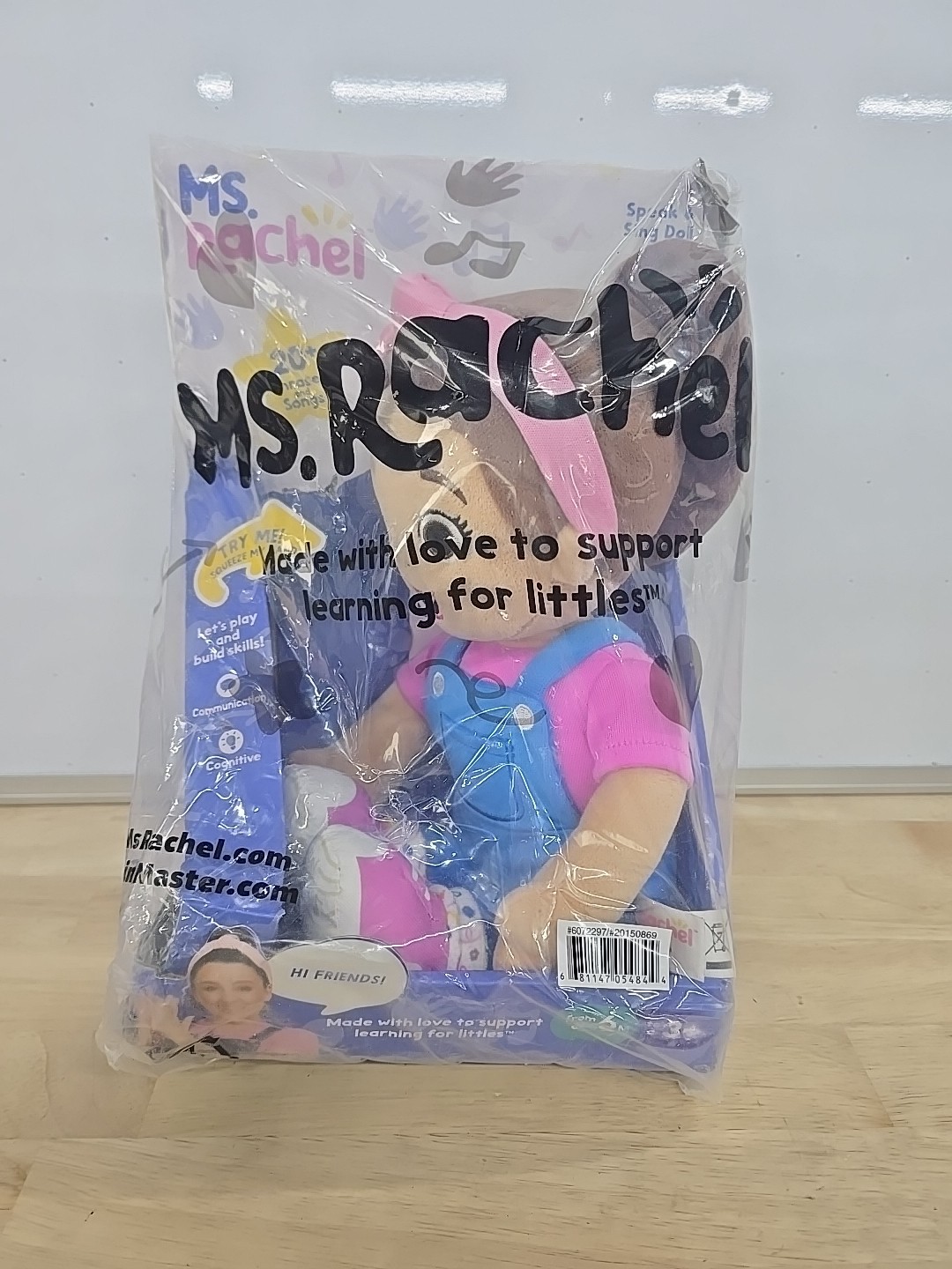 Ms Rachel Speak & Sing Plush Doll  16" Interactive Authentic