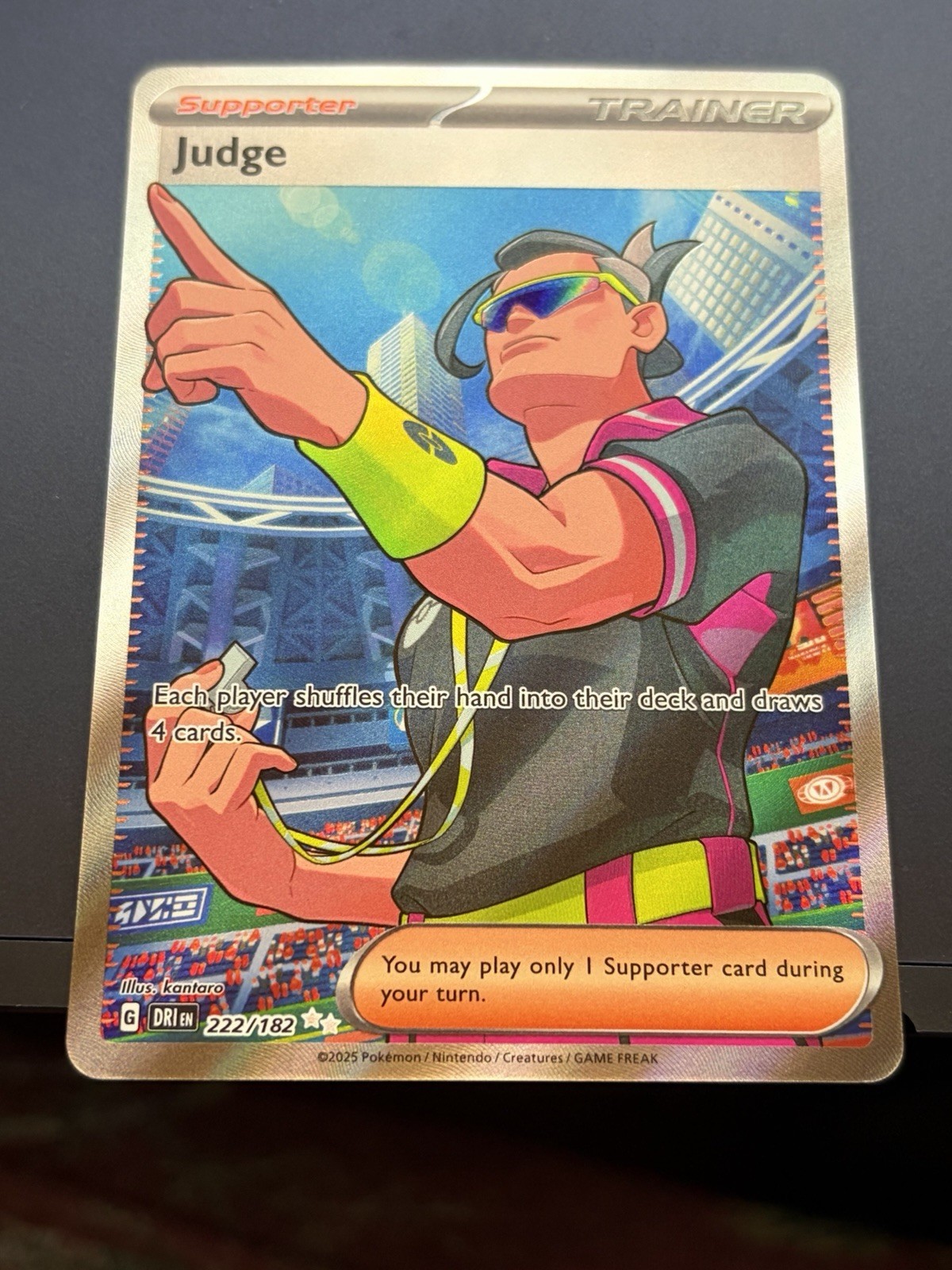 Judge Ultra Rare SV10: Destined Rivals 222/182