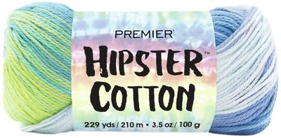 3 Pack Premier Hipster Cotton Yarn-Awesome Aquarium 2010-05