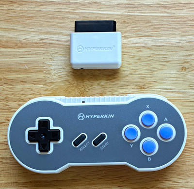 Hyperkin Scout Wireless Bluetooth Controller w/ Receiver Gray/Purple